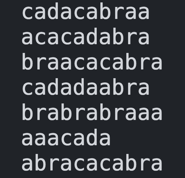 Abracadabra