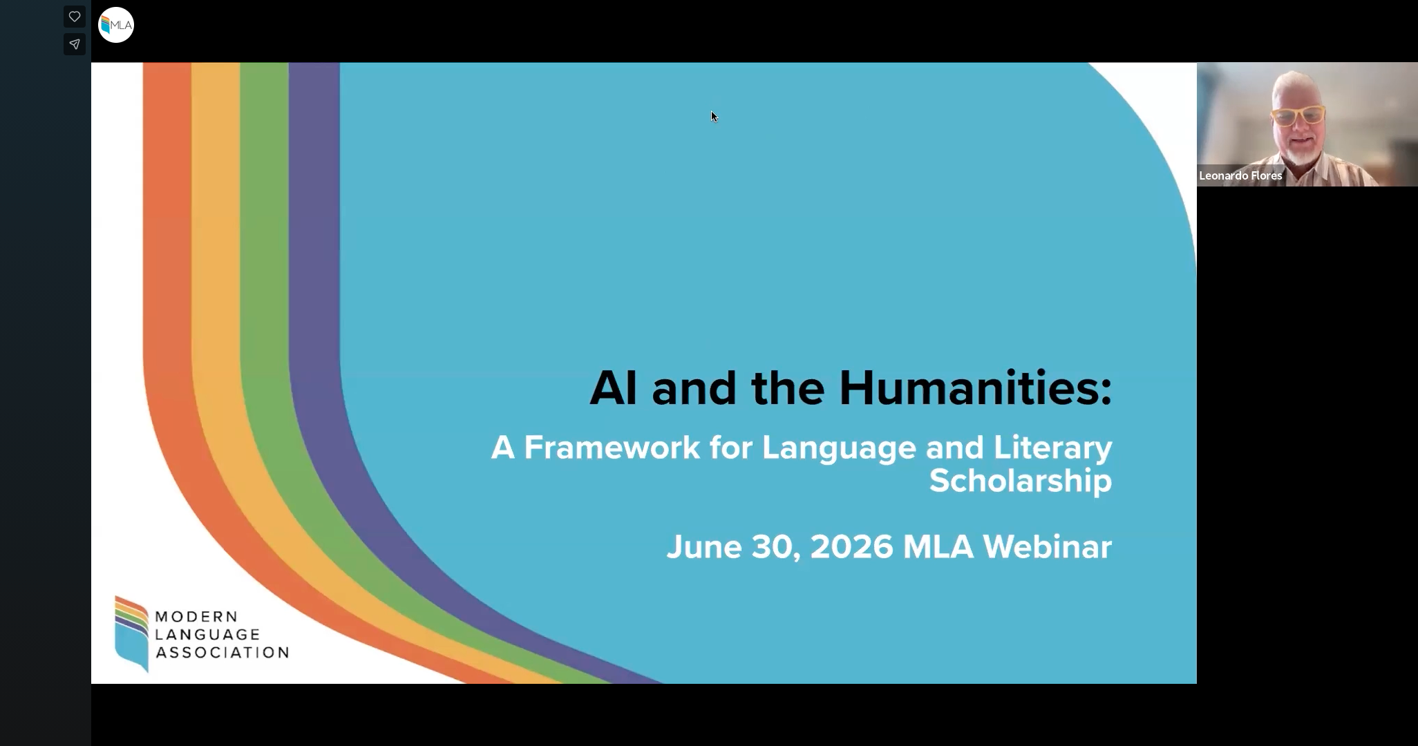 Webinar: AI and the Humanities: A Framework for Language and Literary Scholarship