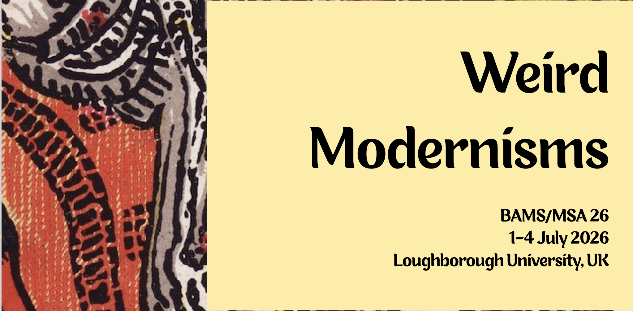 Weird Modernisms Conference